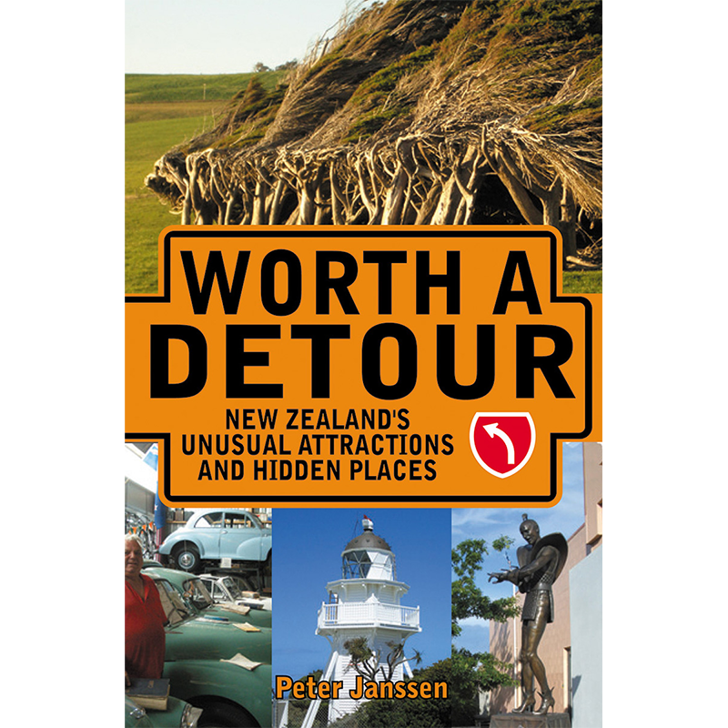 Travel guide or regional NZ book – "Worth a Detour" cover